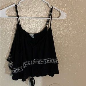 Black tank top. Size xs